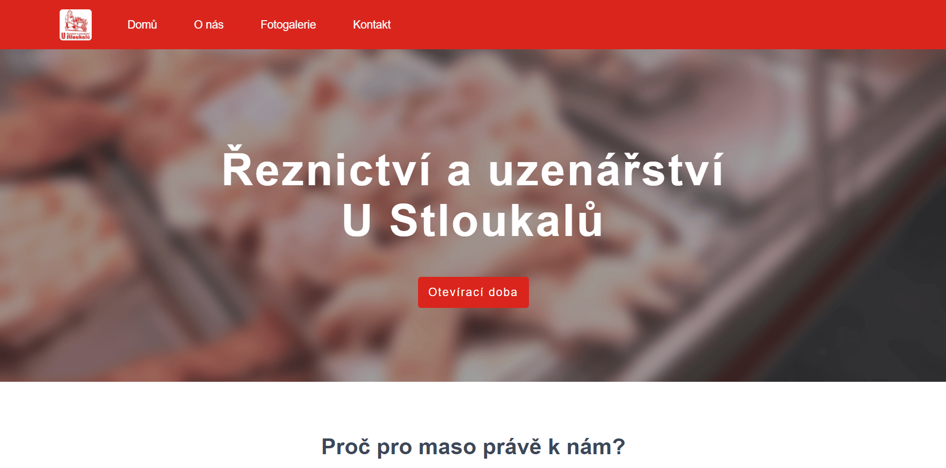 Řeznictví a uzenářství U Stloukalů